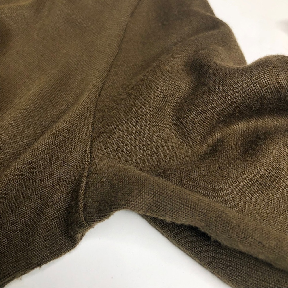Mary McFadden 70s Sweater Dress/Mock Turtleneck/Vintage Long Dress Brown Sz M - Picture 7 of 11